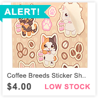 Coffee Breeds Sticker Sheet