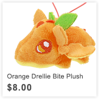 Orange Drellie Bite Plush