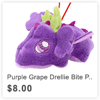 Purple Grape Drellie Bite Plush