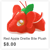 Red Apple Drellie Bite Plush