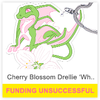 Cherry Blossom Drellie 'Whisper' Keychain