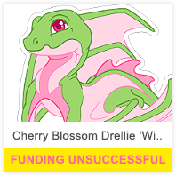 Cherry Blossom Drellie 'Wish' Sticker