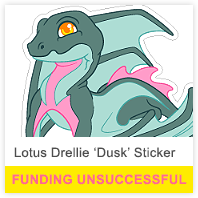 Lotus Drellie 'Dusk' Sticker