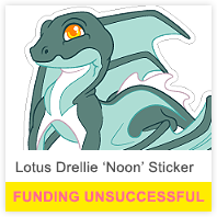 Lotus Drellie 'Noon' Sticker