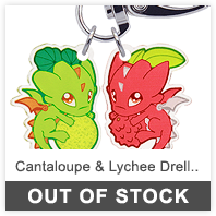 Cantaloupe & Lychee Drellies Charm