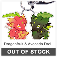 Dragonfruit & Avocado Drellies Charm