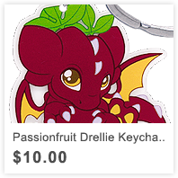 Passionfruit Drellie Keychain