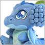 Blueberry Drellie Plush