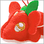 Red Apple Drellie Bite Plush