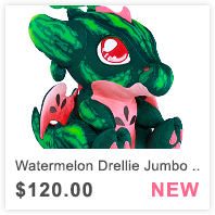 Watermelon Drellie Jumbo Plush