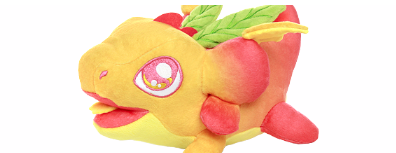 Peach Drellie Belly Plush