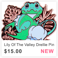 Lily of the Valley Drellie Enamel Pin